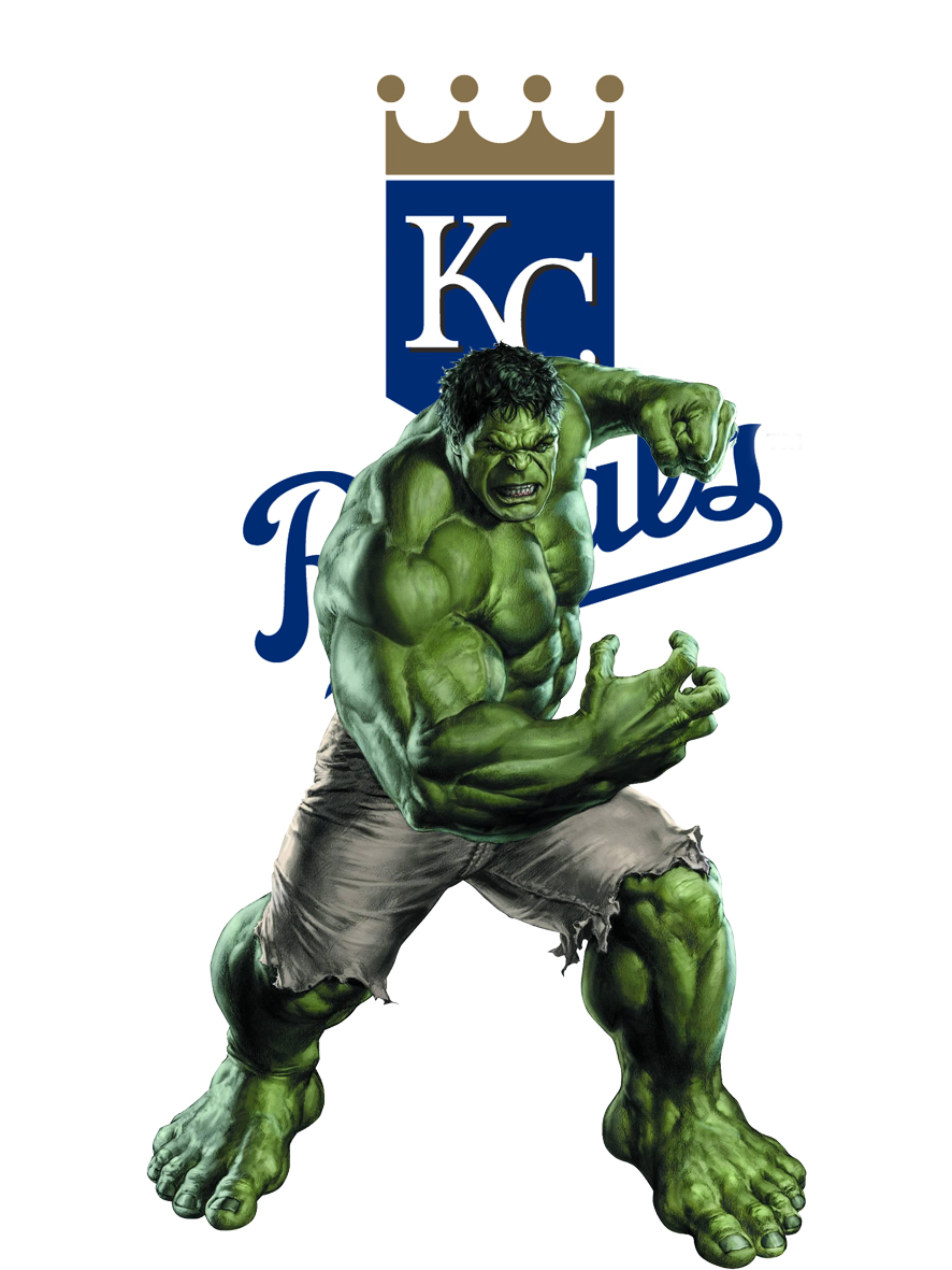 Kansas City Royals Hulk Logo vinyl decal